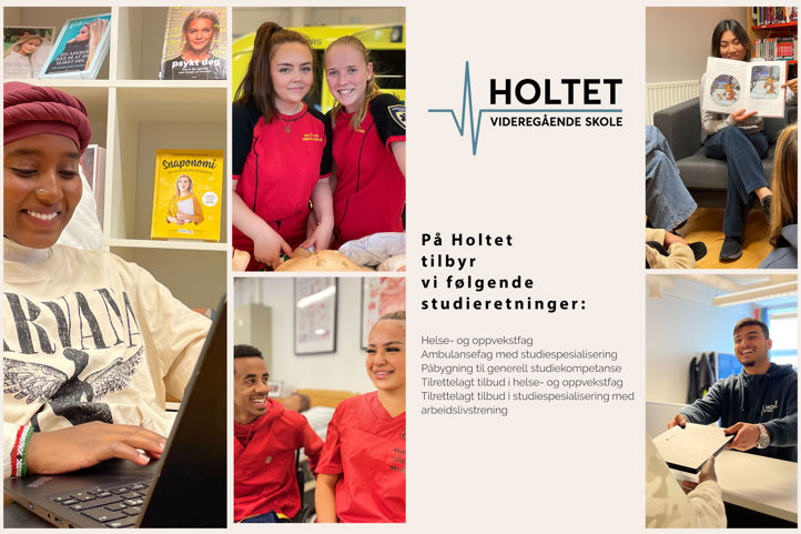 Elever ved Holtet vgs